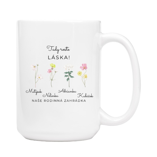 Tady roste láska se jmény čtyř dětí