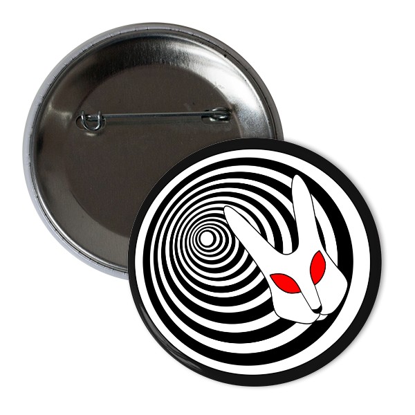 Odznáček  s potiskem White Rabbit - placka